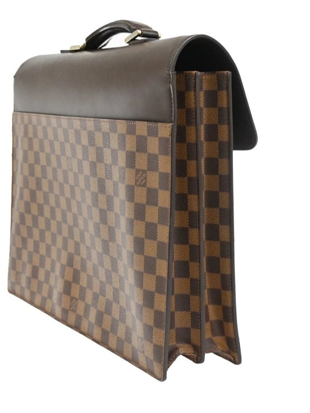 LOUIS VUITTON Altona GM Business Hand Bag Damier Ebene Leather - Picture 4 of 16